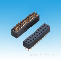 2.0mm H4.3/4.6mm Διπλή σειρά S/T Θηλυκό σύνδεσμο